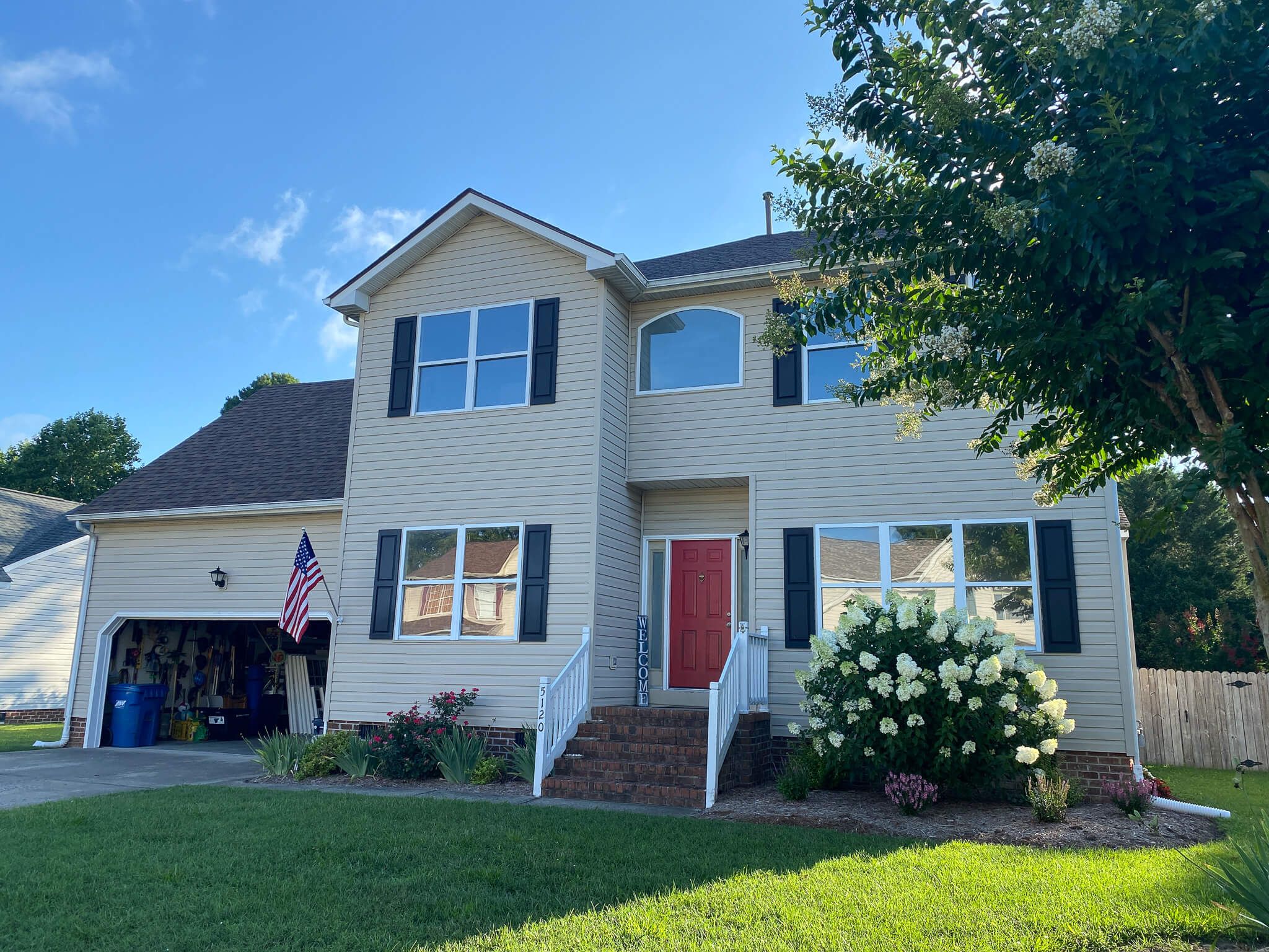 New Construction Double Hung Window Replacement in Williamsburg