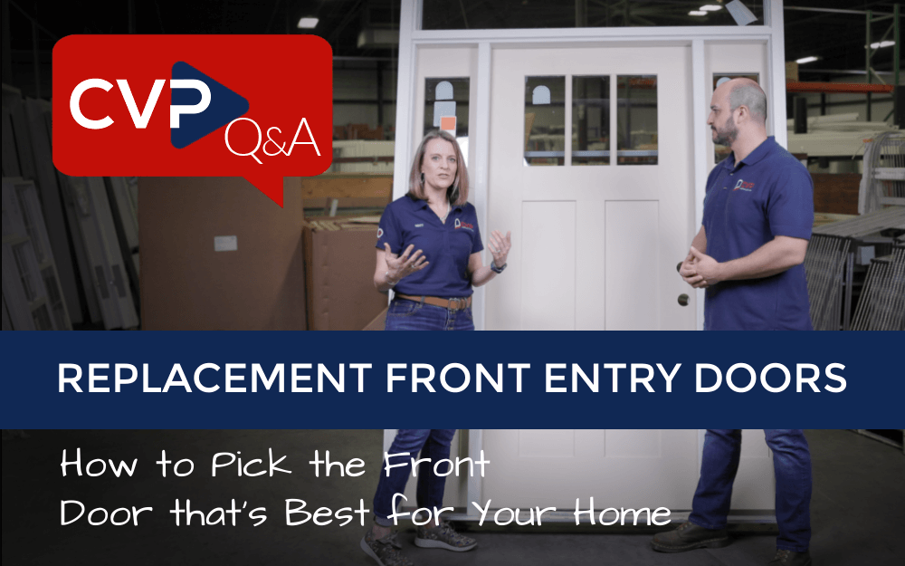 Two people discussing - How to pick the front door for your home