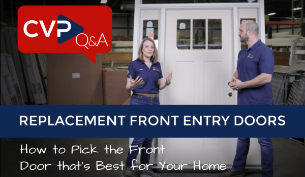 Two people discussing - How to pick the front door for your home