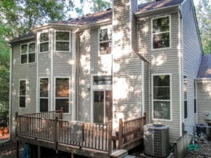 White Replacement Windows with No grids in Williamsburg