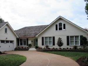 White Replacement Windows with Colonial grids in Hampton