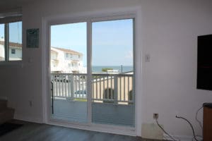 White Sliding Glass Doors with  grids in Hampton