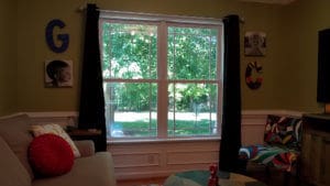 White Double Hung with Prairie grids in Yorktown