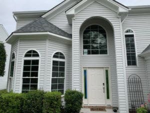 White Replacement Windows with Custom grids in Virginia Beach